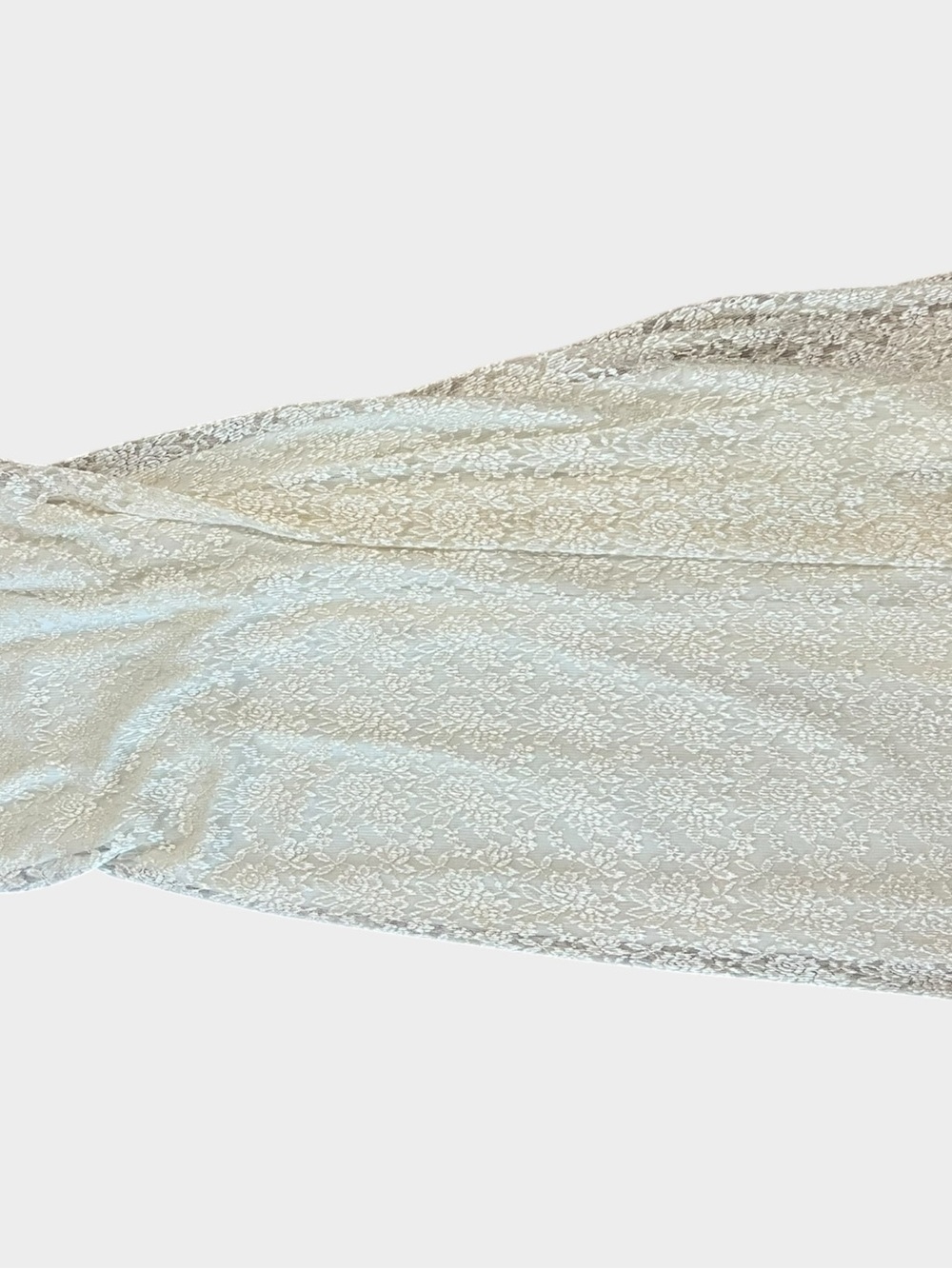 Ronni Nicole by Ouida Ivory Floral Lace Maxi Dress Size 18 Formal - Picture 5 of 12